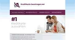 Desktop Screenshot of kreditkarte-beantragen.net