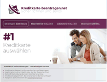 Tablet Screenshot of kreditkarte-beantragen.net