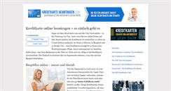 Desktop Screenshot of kreditkarte-beantragen.com